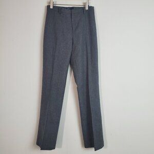 Gap Vintage Dress Pants Gray 0 Virgin Wool Y2K Business Preppy Academia Trousers